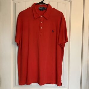 Ralph Lauren Featherweight Red Polo